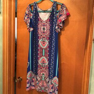 MSK Cold Shoulder Women's Dress